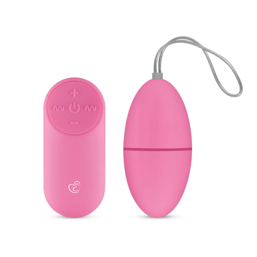 Розовое виброяйцо Vibrating Egg с пультом ДУ - 0