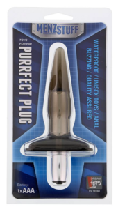 Дымчатая вибровтулка Purrfect Plug Smoke - 9,5 см. - 0