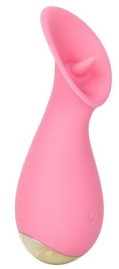 Розовый мини-вибромассажер #TickleMe - 11,5 см. - 0