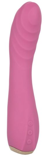 Розовый вибромассажер для стимуляции точки G Uncorked Pinot - 18,5 см. - 0
