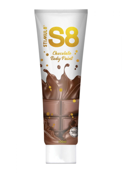 Краска для тела со вкусом шоколада Stimul 8 Bodypaint - 100 мл. - 0