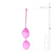 Розовые вагинальные шарики Jiggle Mouse - 4