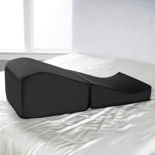 Черная большая вельветовая подушка для любви Liberator Retail Flip Ramp - 6