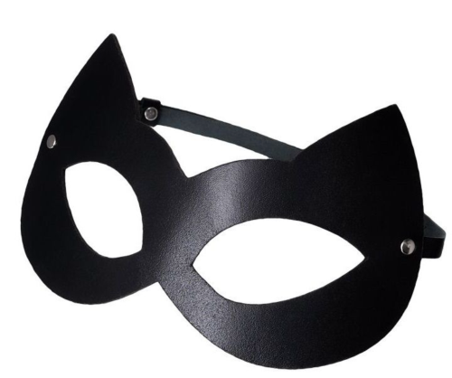 Оригинальная черная маска Кошка - 0