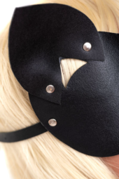 Закрытая черная маска Кошка - 3