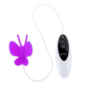 Фиолетовый клиторальный стимулятор Butterfly - 0
