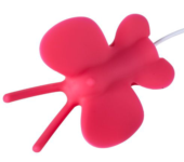 Розовый клиторальный стимулятор Butterfly - 2