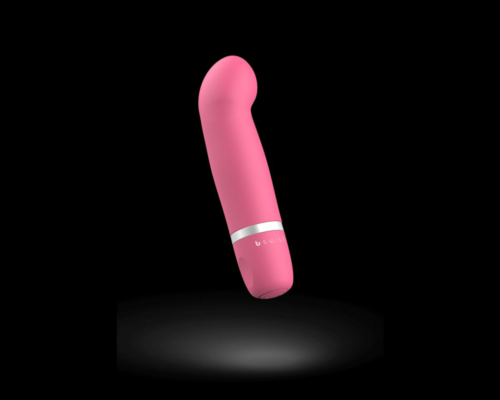 Розовый мини-вибратор Bcute Classic Curve - 10 см. - 3