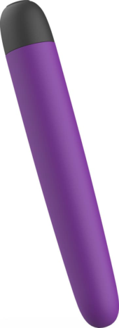 Фиолетовый классический вибратор Bgood Classic - 18 см. - 2