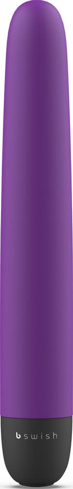 Фиолетовый классический вибратор Bgood Classic - 18 см. - 0