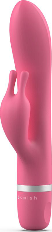Розовый вибратор-кролик Bwild Classic Bunny - 19,3 см. - 0
