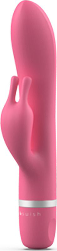 Розовый вибратор-кролик Bwild Classic Bunny - 19,3 см. - 6