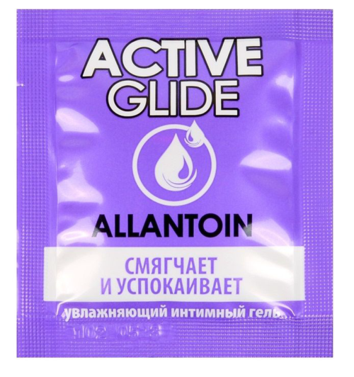 Лубрикант на водной основе Active Glide с аллантоином - 3 гр. - 0