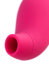 Ярко-розовый многофункциональный стимулятор клитора Blossy - 12