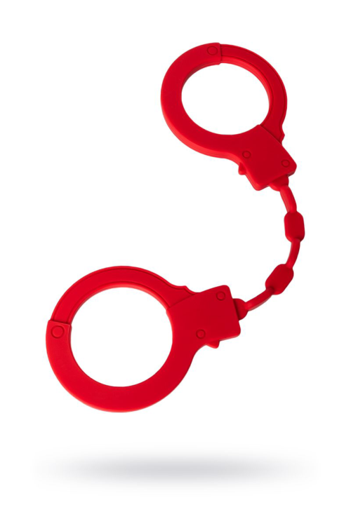 Красные силиконовые наручники Штучки-дрючки - 1