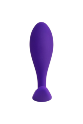 Фиолетовая удлиненная анальная втулка - 7,2 см. - 3