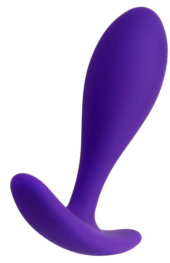 Фиолетовая удлиненная анальная втулка - 7,2 см. - 0
