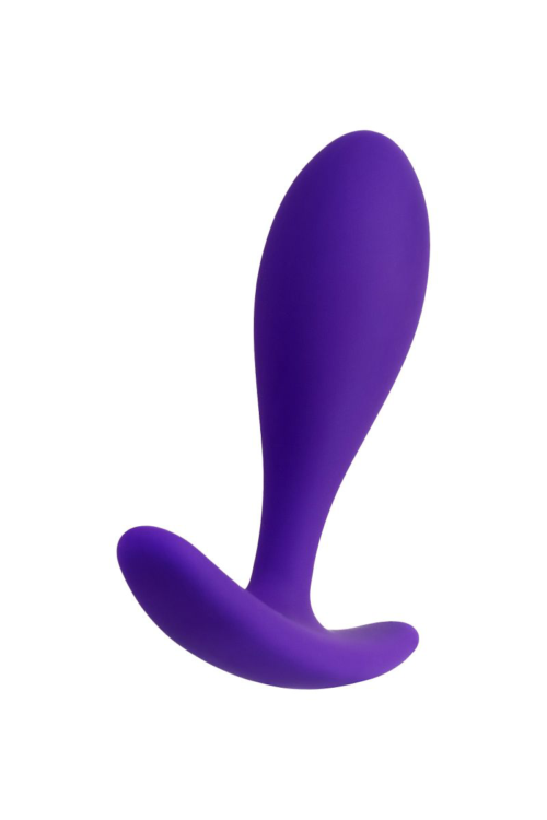 Фиолетовая удлиненная анальная втулка - 7,2 см. - 1