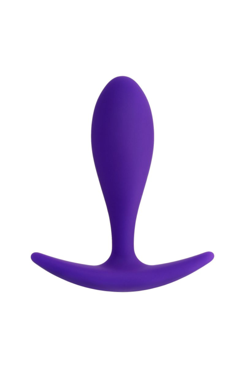 Фиолетовая удлиненная анальная втулка - 7,2 см. - 2