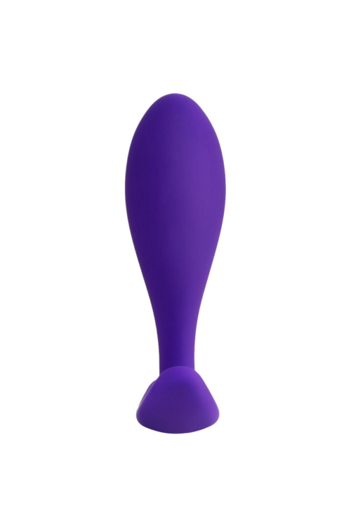 Фиолетовая удлиненная анальная втулка - 7,2 см. - 3