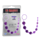 Фиолетовая анальная цепочка Sassy Anal Beads - 26,7 см. - 1