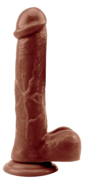 Коричневый фаллоимитатор Devil Inside Penis - 22,5 см. - 0