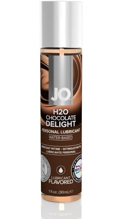 Ароматизированный лубрикант JO Flavored Chocolate Delight - 30 мл. - 0