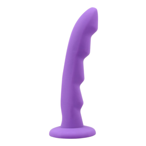 Фиолетовая насадка для страпона Crush On Cavelier - 17 см. - 0