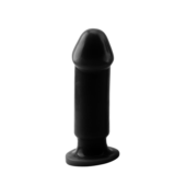 Черный анальный фаллоимитатор Evil Dildo Plug M - 12,5 см. - 1