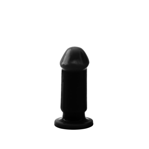 Черный анальный фаллоимитатор Evil Dildo Plug S - 9 см. - 1
