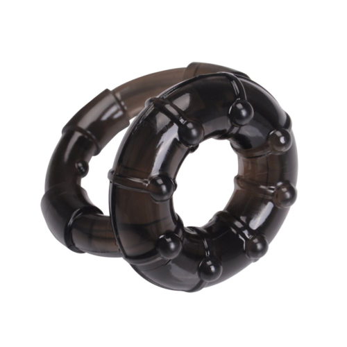 Дымчатое двойное эрекционное кольцо Dual Enhancement Ring - 0