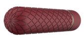 Бордовый мини-вибратор Lizzy с ромбовидным рельефом - 12,7 см. - 1