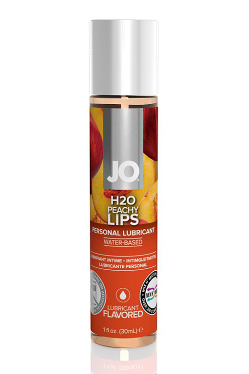 Лубрикант с ароматом персика JO Flavored Peachy Lips - 30 мл. - 0