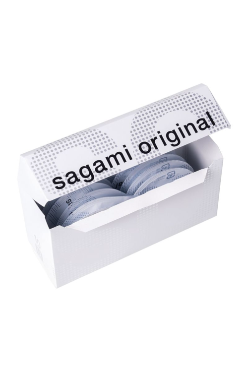 Презервативы Sagami Original 0.02 L-size увеличенного размера - 10 шт. - 1