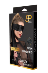 Черная маска-лента на глаза PREMIUM SATIN BLINDFOLD - 3