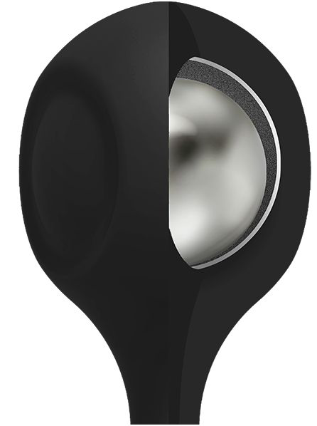Черные утяжеленные анальные шарики Anal Essentials Weighted Silicone Anal Balls - 34,3 см. - 1