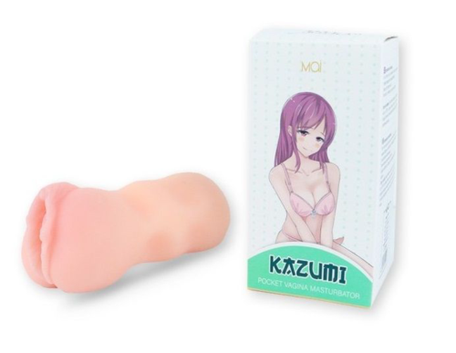 Телесный мастурбатор-вагина Kazumi - 0