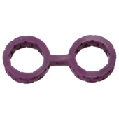 Фиолетовые силиконовые наручники Style Bondage Silicone Cuffs Small - 0