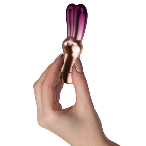 Фиолетовый клиторальный зайчик Climaximum Bella - 10 см. - 1