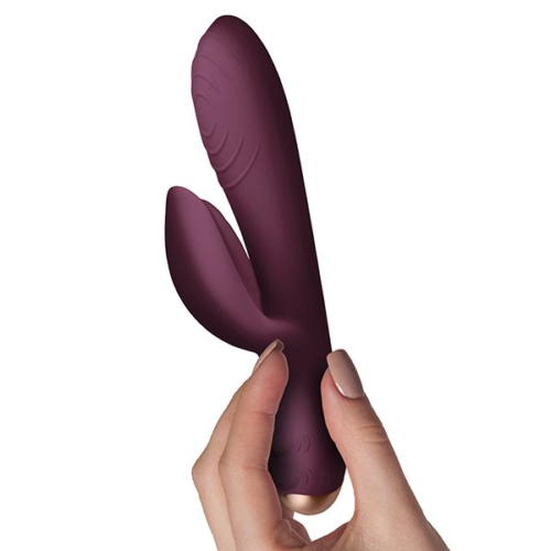 Фиолетовый вибратор-кролик Climaximum Spirit - 18 см. - 1