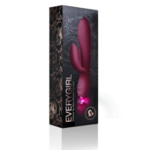 Фиолетовый вибратор-кролик Every Girl - 18,2 см. - 2