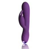 Фиолетовый вибратор-кролик Flutter Rabbit - 18,2 см. - 0