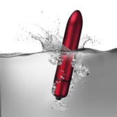 Красный мини-вибратор Rouge Allure - 16 см. - 1