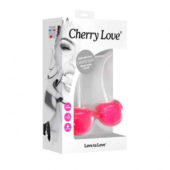 Ярко-розовые вагинальные шарики Cherry Love - 2