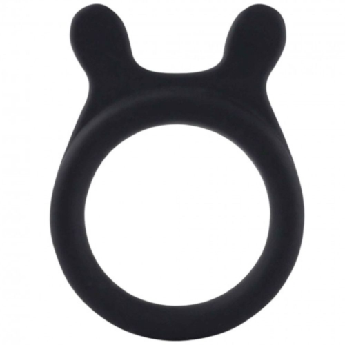 Черное эрекционное кольцо Be a Prince - 0