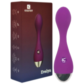 Фиолетовый вибромассажер G-Spot Evelyn - 15,1 см. - 1