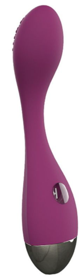 Фиолетовый вибромассажер G-Spot Evelyn - 15,1 см. - 0