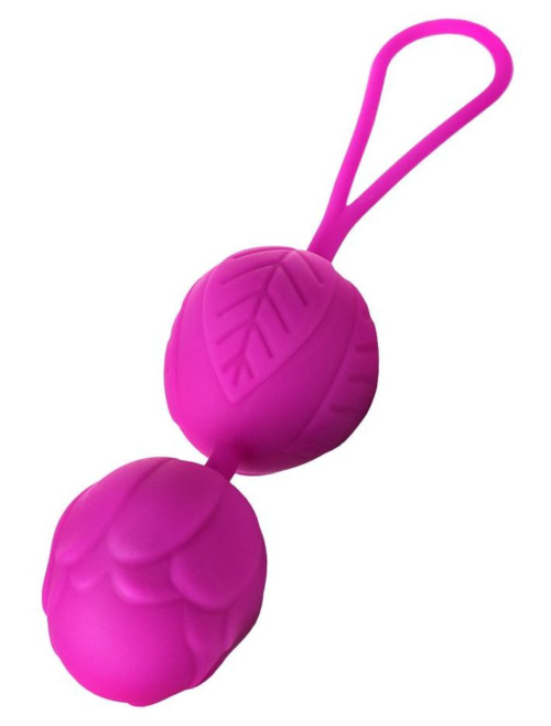Лиловые вагинальные шарики Blossom - 0