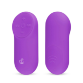 Фиолетовое виброяйцо Vibrating Egg с пультом ДУ - 1