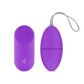 Фиолетовое виброяйцо Vibrating Egg с пультом ДУ - 0
